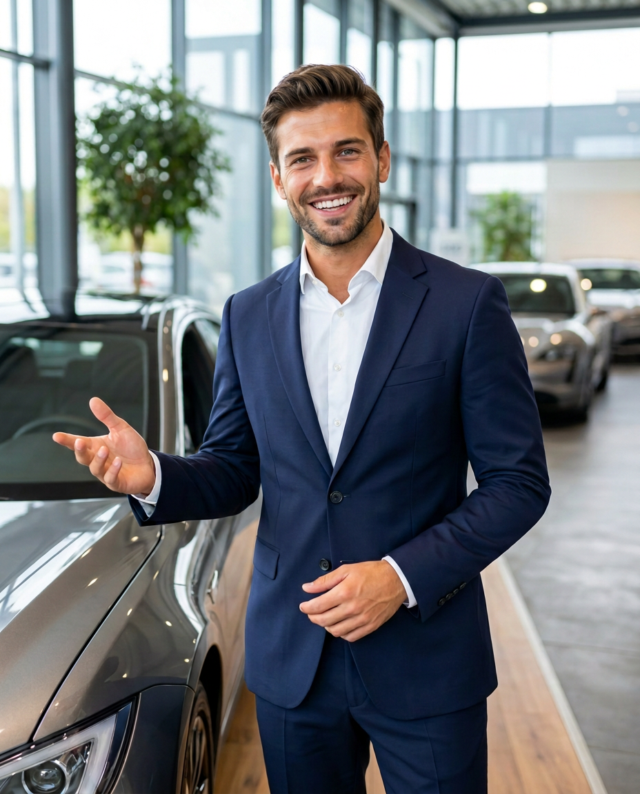 Adrian, a fictional AI sales presenter